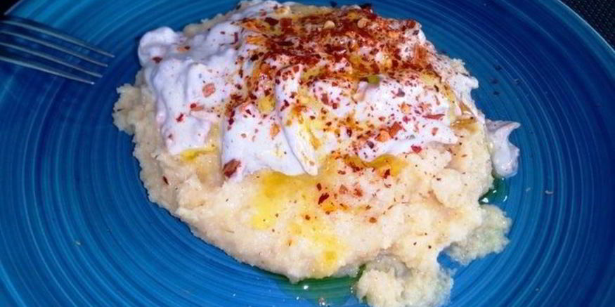 Рецепт поленты с лисичками в сливочном соусе