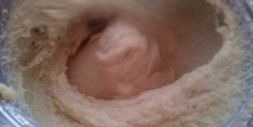 полента с лисичками в сливочном соусе