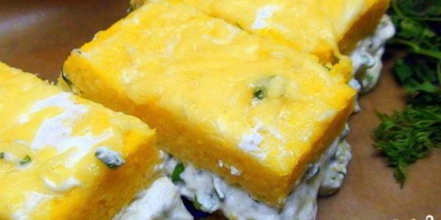 Рецепт поленты с сыром