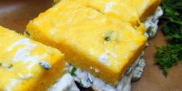 полента с сыром