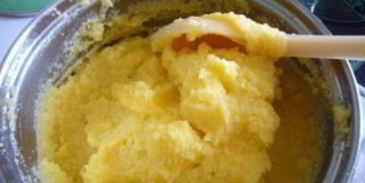 полента с сыром