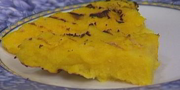 полента со спаржей