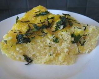 Сырная полента