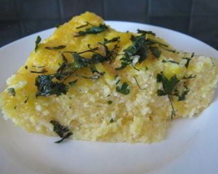 Сырная полента