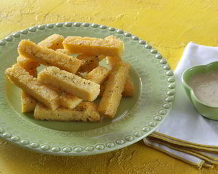 Запеченная полента из пшена