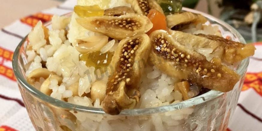 Рецепт кутьи с рисом и инжиром