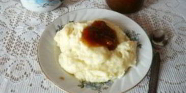 густая манная каша