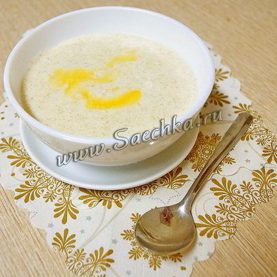 Каша манная с отрубями