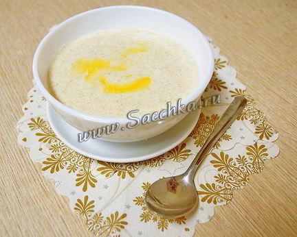 Каша манная с отрубями