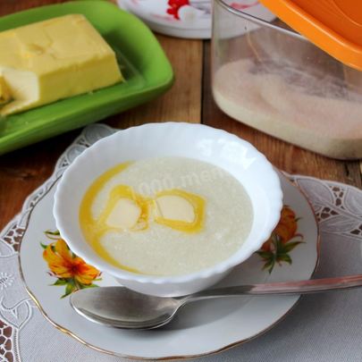 Манная каша на молоке без комочков классическая