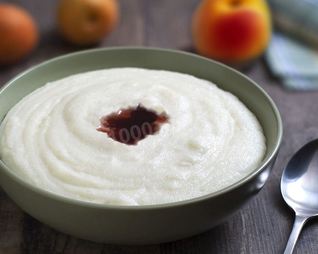 Манная каша на молоке и воде