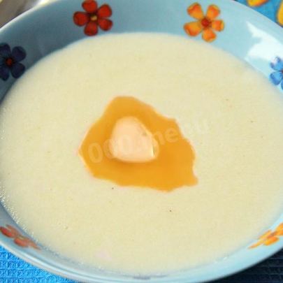 Манная каша на воде жидкая