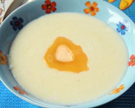 Манная каша на воде жидкая