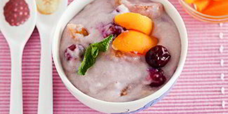 Рецепт манной каши с фруктами в мультиварке