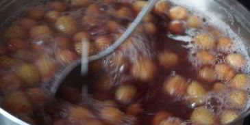 манная каша с киселем