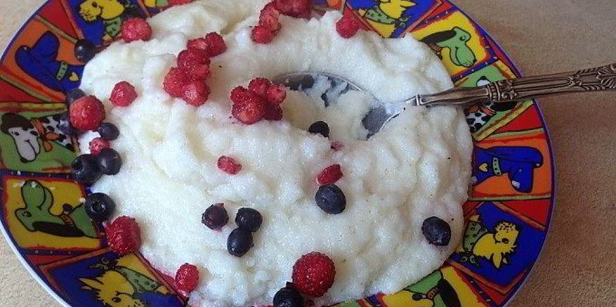 Рецепт манной каши с комочками