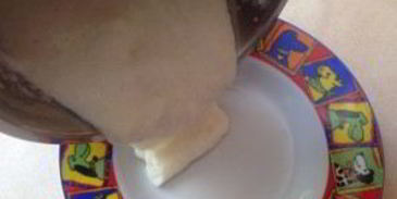 манная каша с комочками