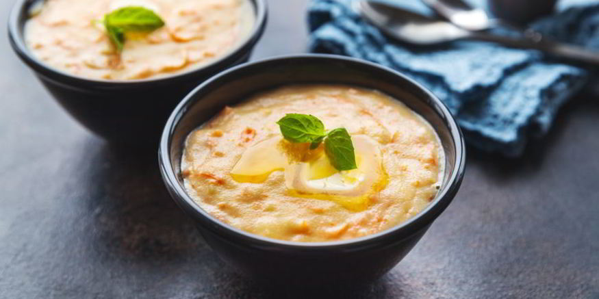 Рецепт манной каши с морковью