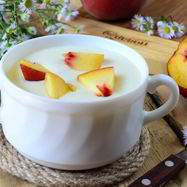 Рецепт Манной каши с персиками