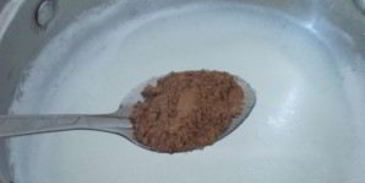 манная каша с шокаладом