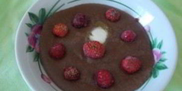 манная каша с шокаладом