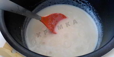 манная каша в мультиварке на молоке и воде