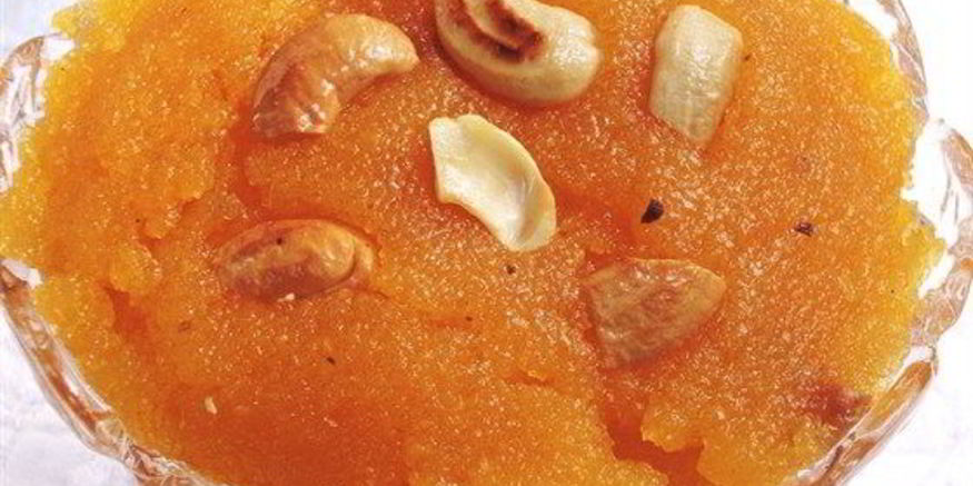 Рецепт пряной манной каши с шафраном и кешью