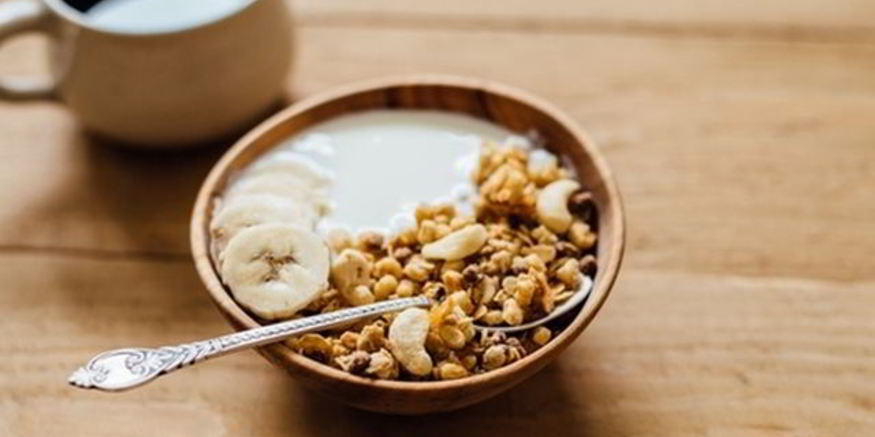 Рецепт овсяной каши с бананом и йогуртом