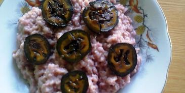 овсяная каша с гранатовым соком