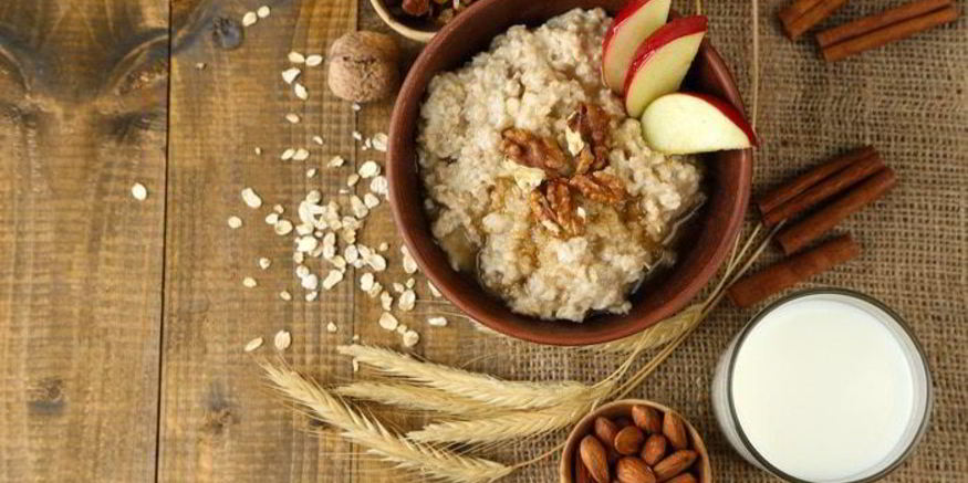 Рецепт овсяной каши с изюмом и грецкими орехами