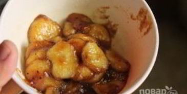 овсяная каша с карамелью и бананом