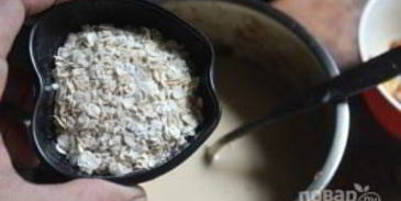 овсяная каша с карамелью и бананом