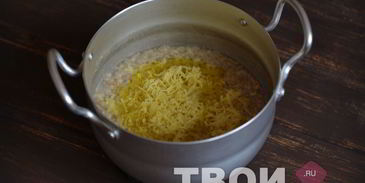 овсяная каша с сыром и оливковым маслом