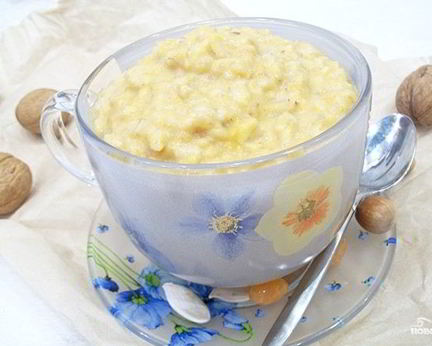 Овсяная каша с тыквой