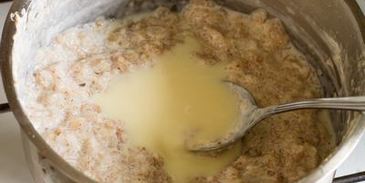 овсяная каша со сгущенкой и манго