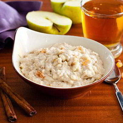 Овсянка с яблоками в мультиварке