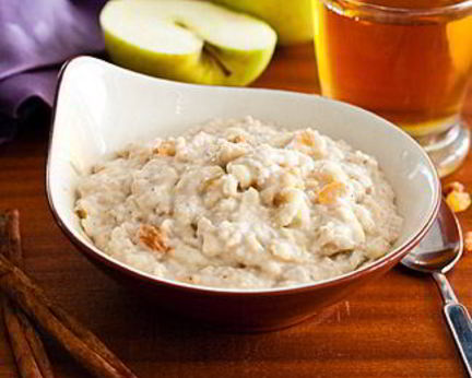 Овсянка с яблоками в мультиварке