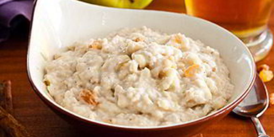Рецепт овсянки с яблоками в мультиварке