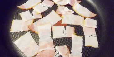 пикантная овсянка c беконом и сыром