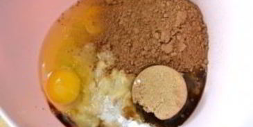 шоколадная овсянка с бананом