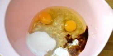 запеченная овсянка с черникой и бананом