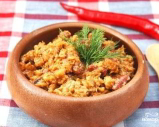 Фасолевая каша в мультиварке