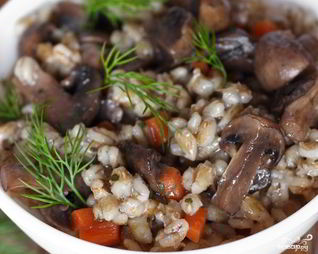 Каша перловая постная