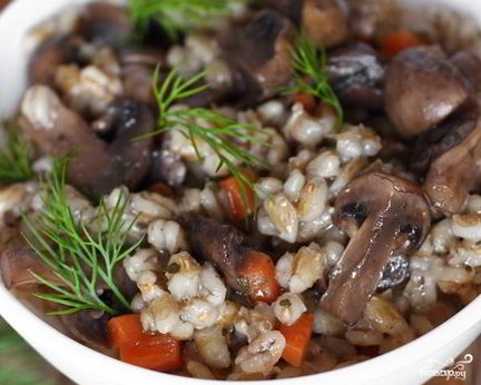 Каша перловая постная