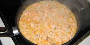 каша перловая в итальянском стиле