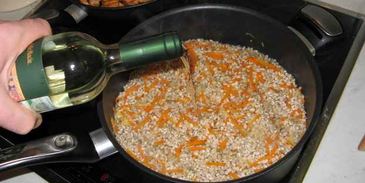 каша перловая в итальянском стиле