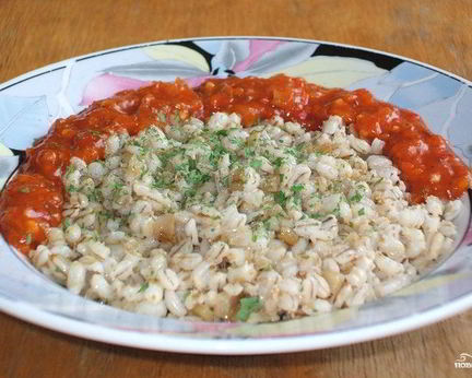 Перловая каша на воде