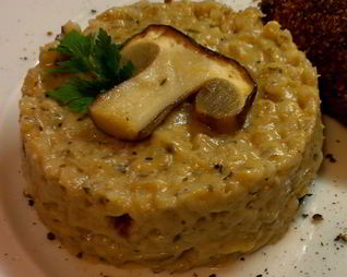 Перловая каша с белыми грибами