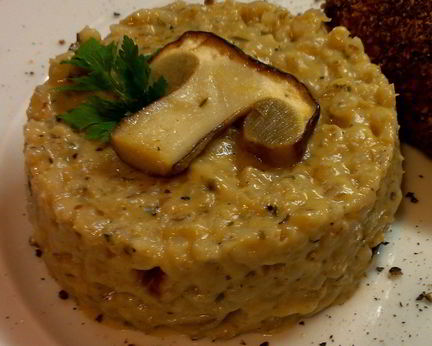 Перловая каша с белыми грибами