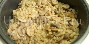 перловая каша с грибами в мультиварке